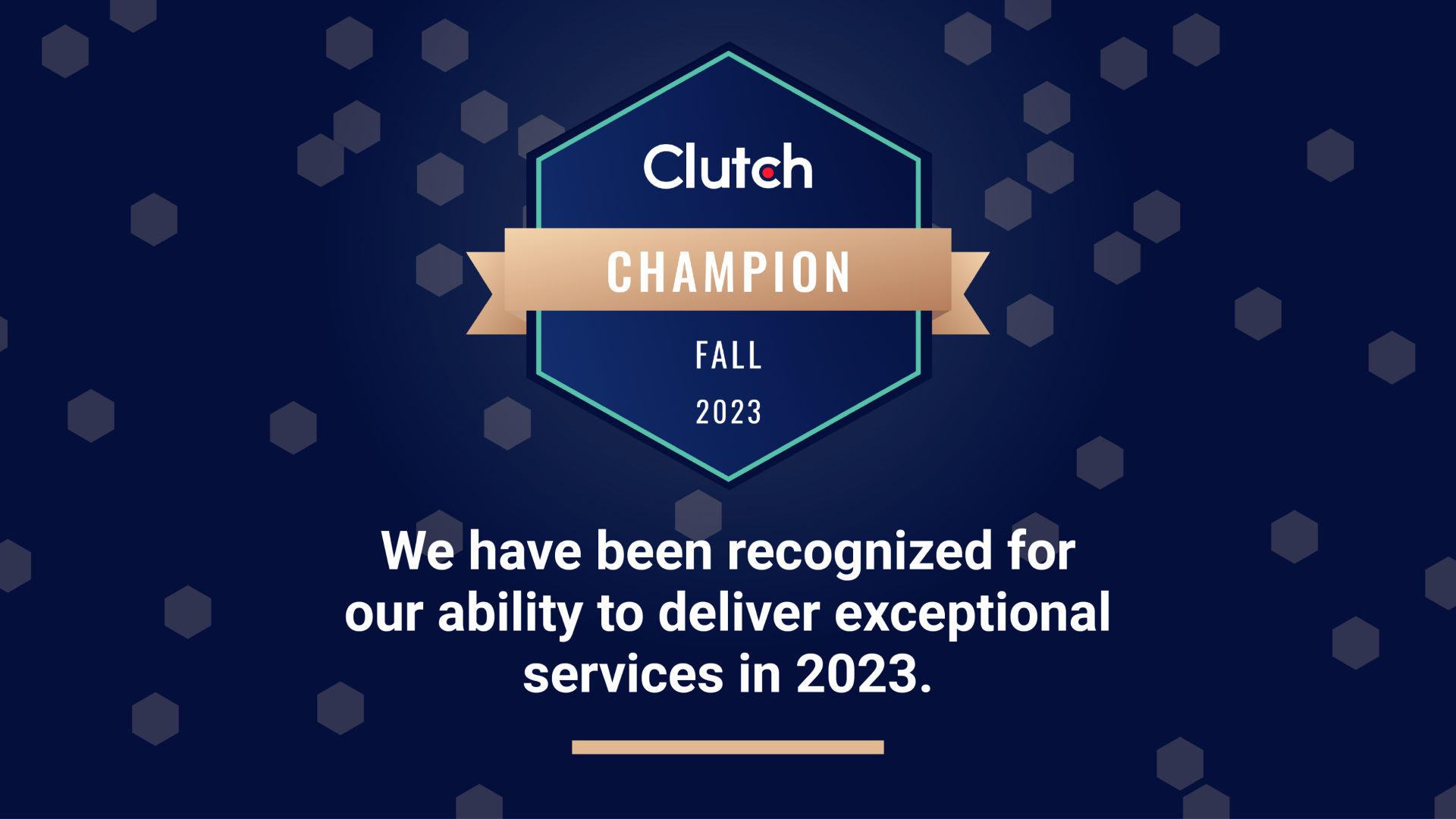 Geniusee is Honored as a Clutch Champion for 2023