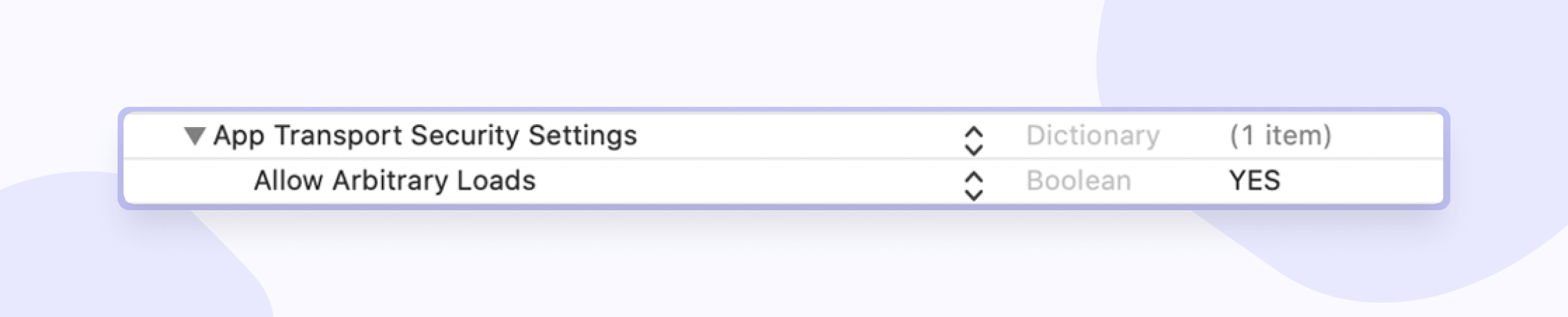  info.plist file