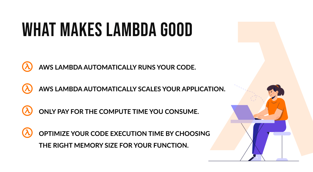 Benefits of using lambda approach in backend development