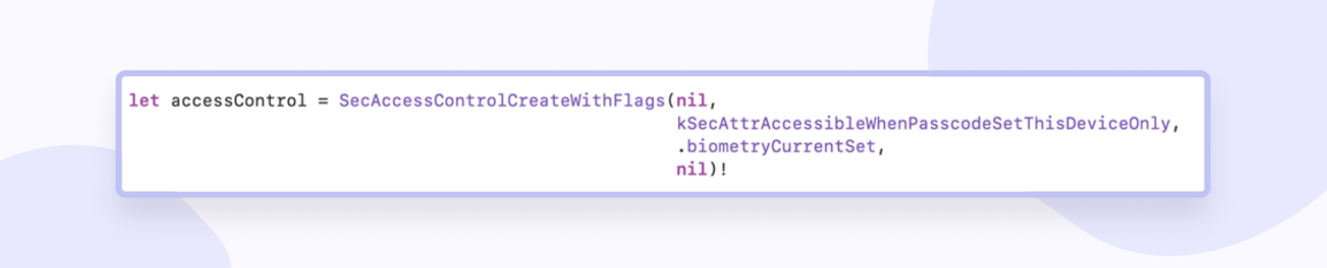 Authentication level