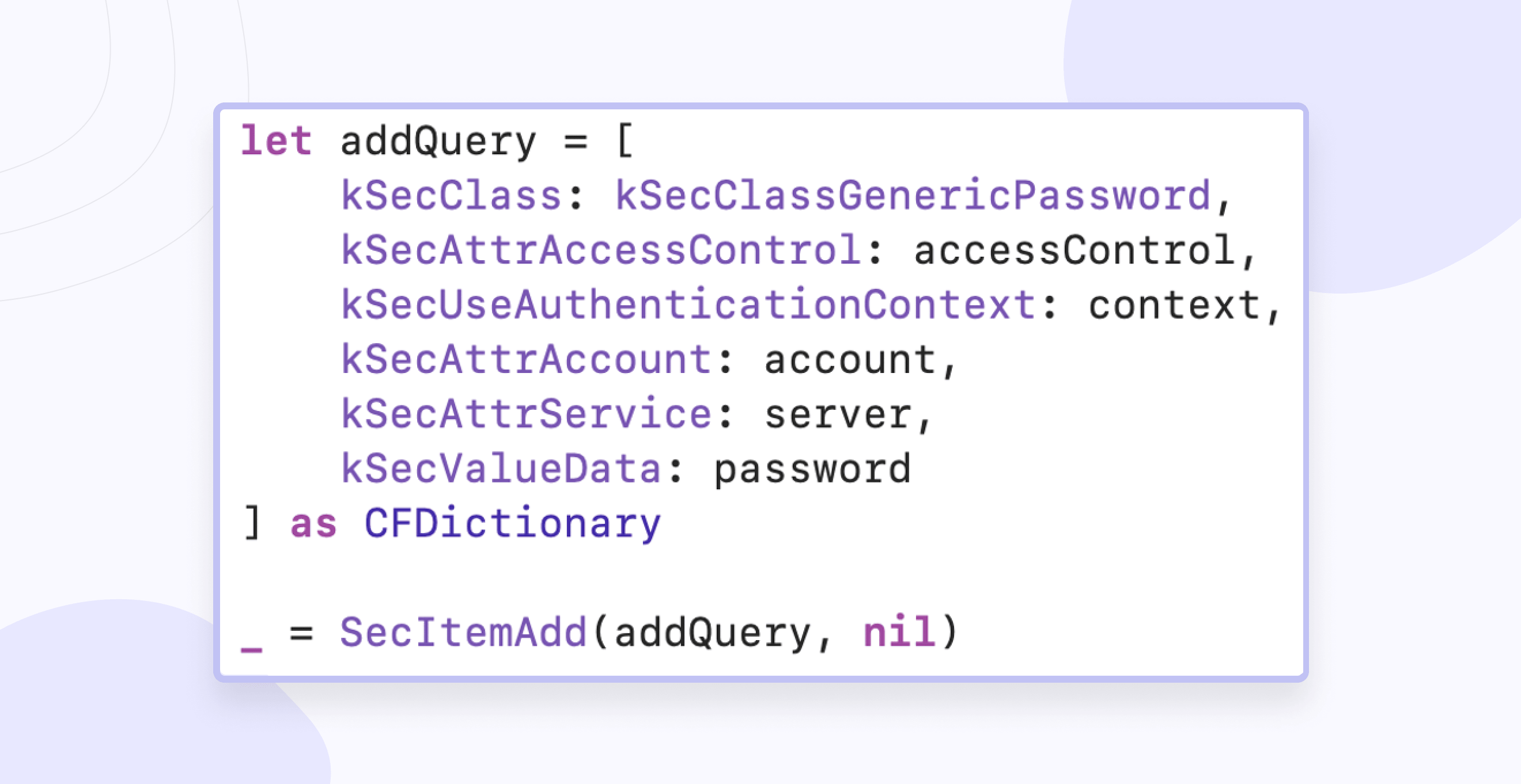The process of adding data