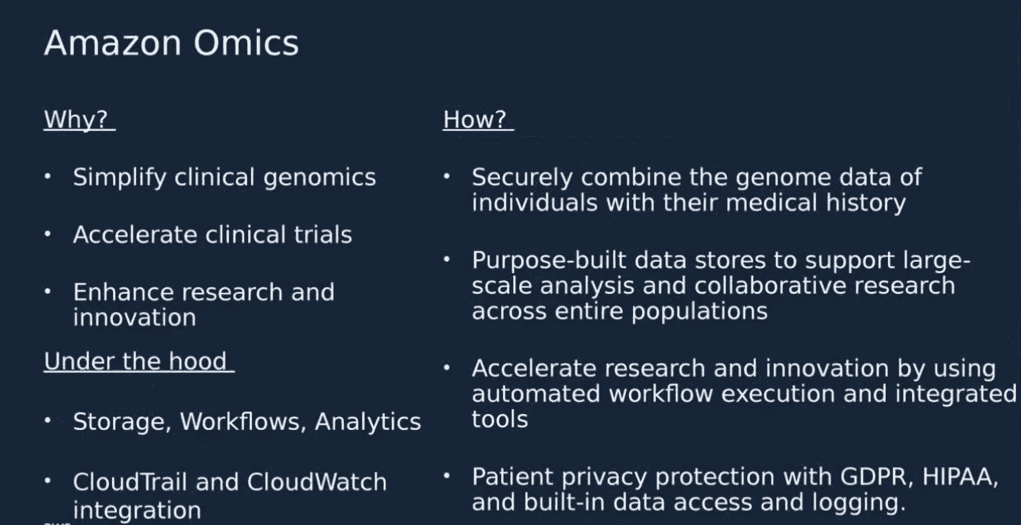 Amazon Omics