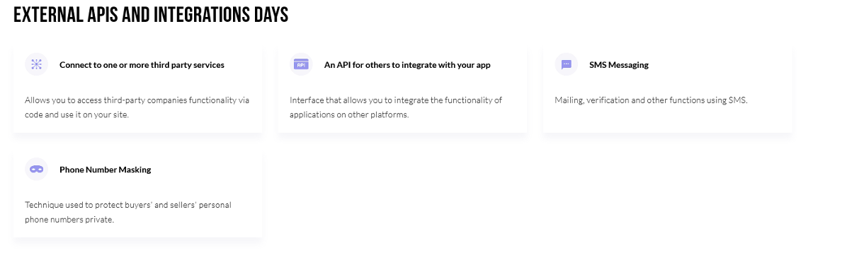 External APIs and Integrations Days