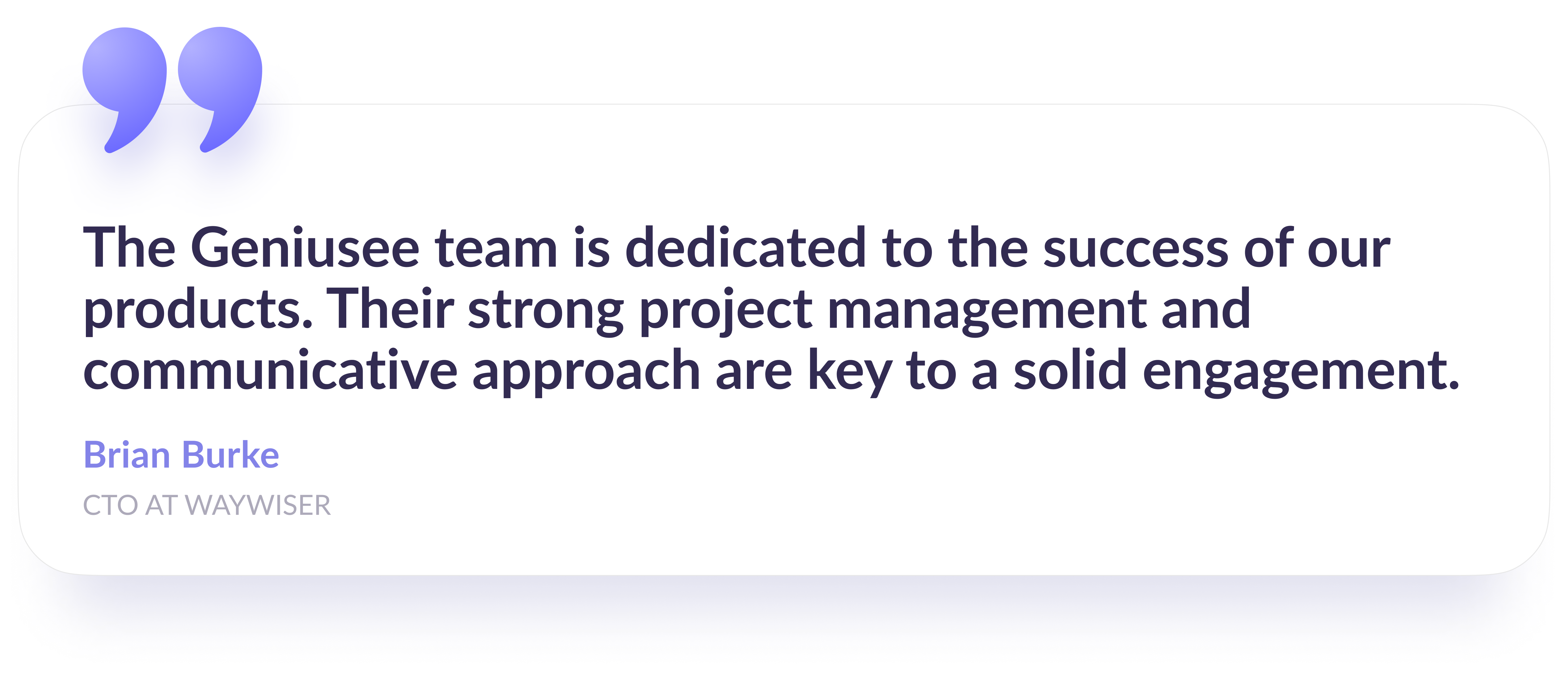Review from the CTO