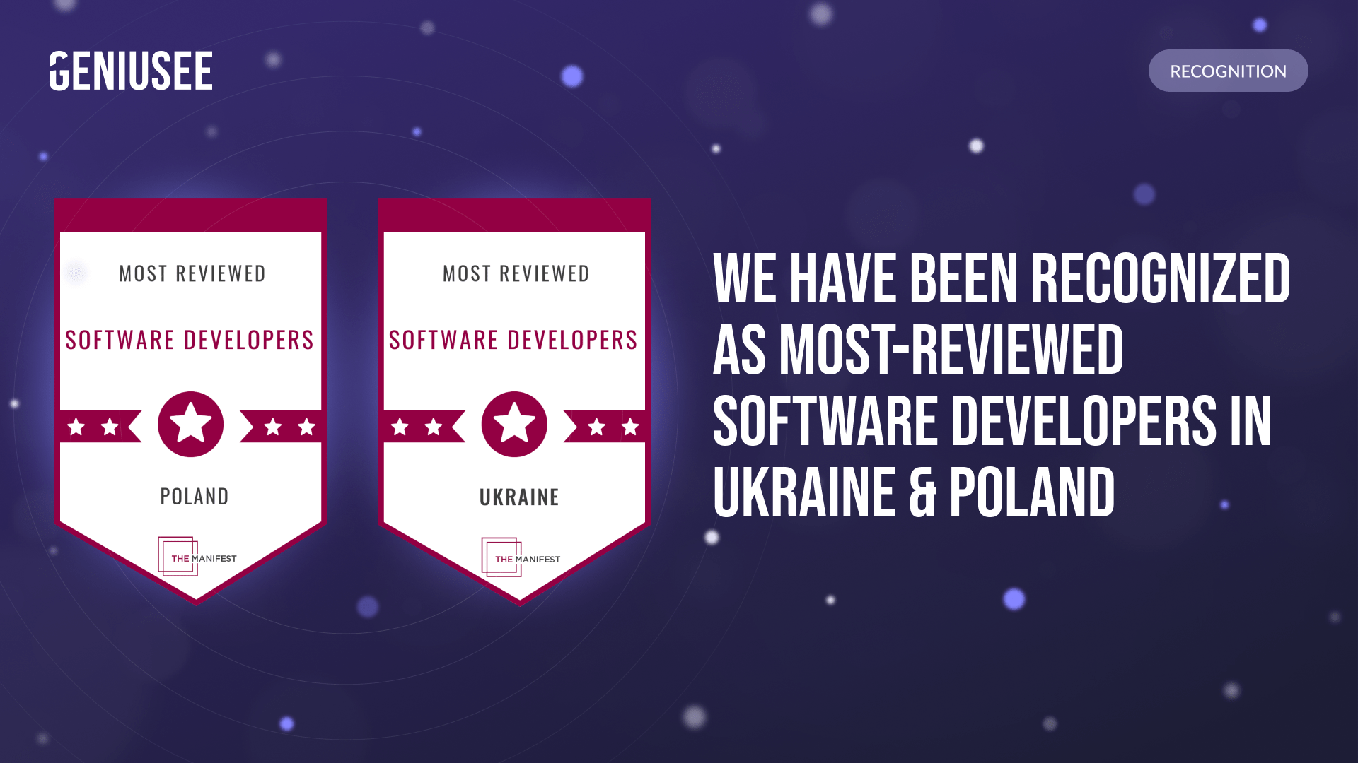 the manifest names geniusee most reviewed software developers ukraine poland min