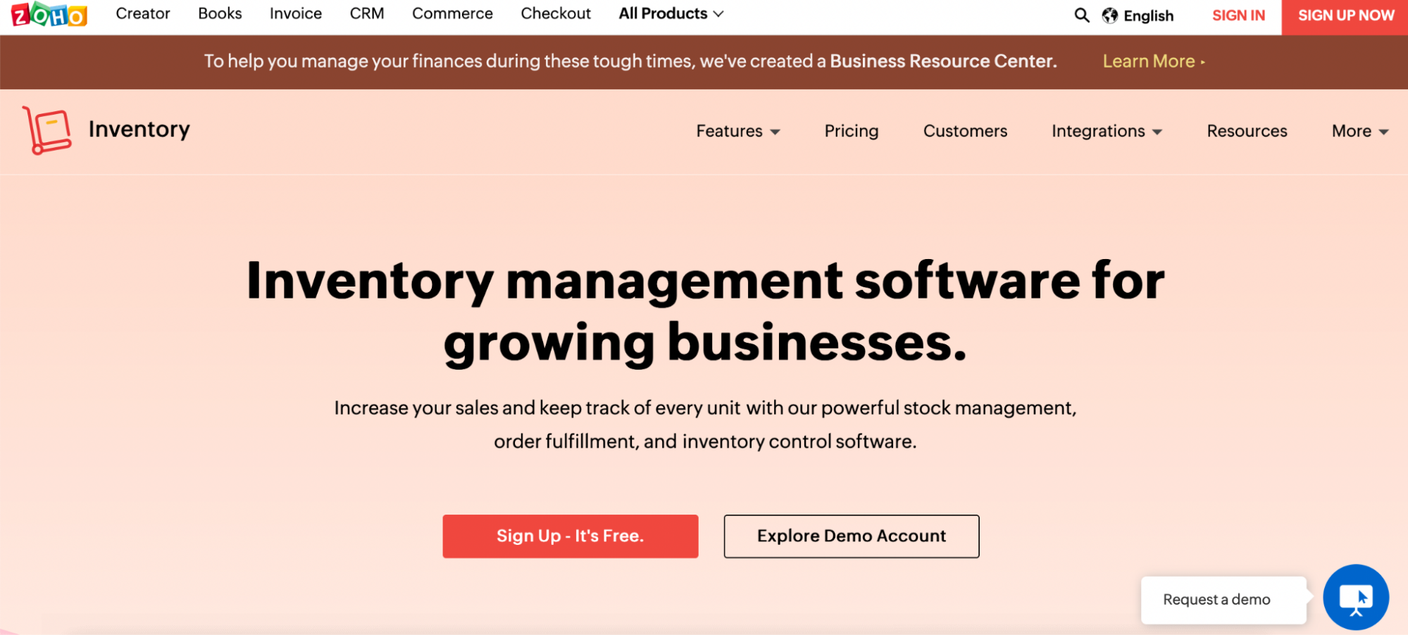 Zoho Inventory